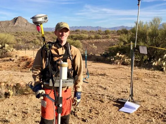 a geoengineer in the field