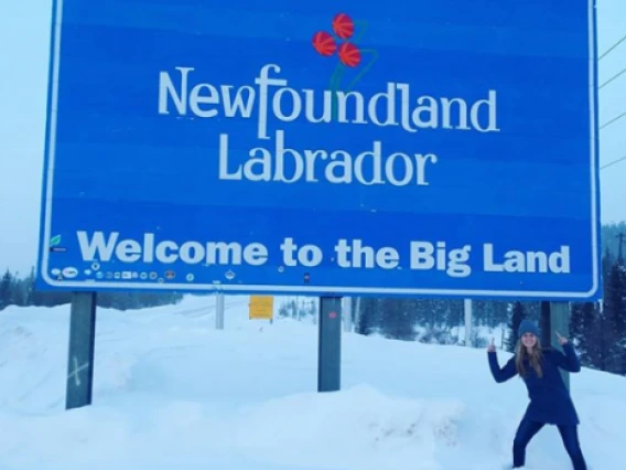 welcome to the big land sign